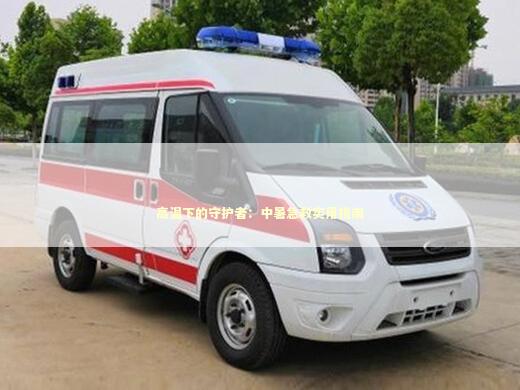 高温下的守护者：中暑急救实用指南